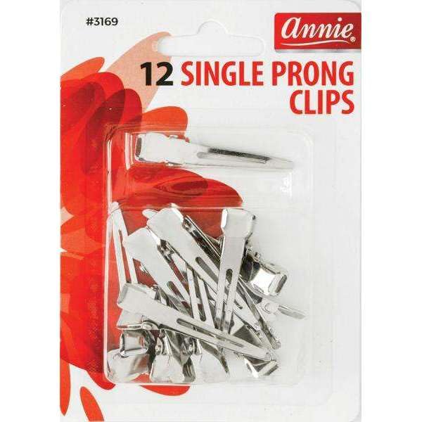 Annie Single Prong Hair Clips  12 Count