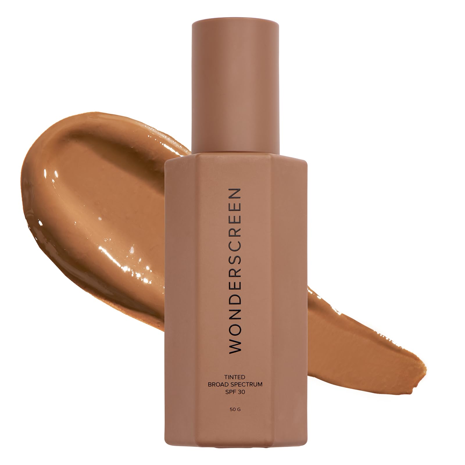 Dime Beauty Tinted Glow Wonderscreen Spf 30, Mineral Sunscreen For Face With 19% Zinc Oxide, Tinted Moisturizer With Spf, 50 G (