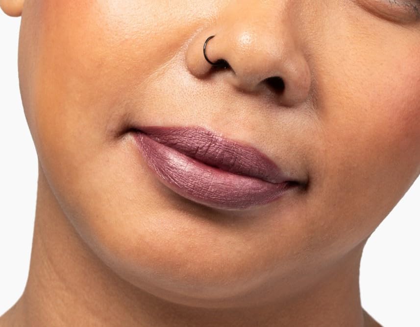 Aromi Metallic Liquid Lipstick | Chestnut Rose Lip Color With Shimmery Finish, Long-Lasting + Long Wear, Smudge Proof, Waterproo