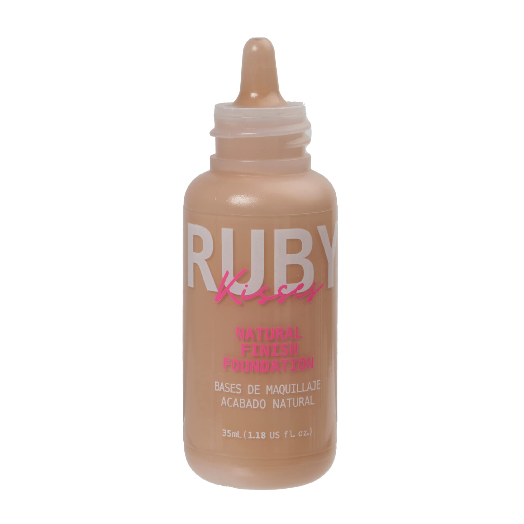 Ruby Kisses Liquid Foundation Medium Coverage, Lightweight, Natural Finish, Face Makeup For All Skin Type, Korean Makeup (Buff B