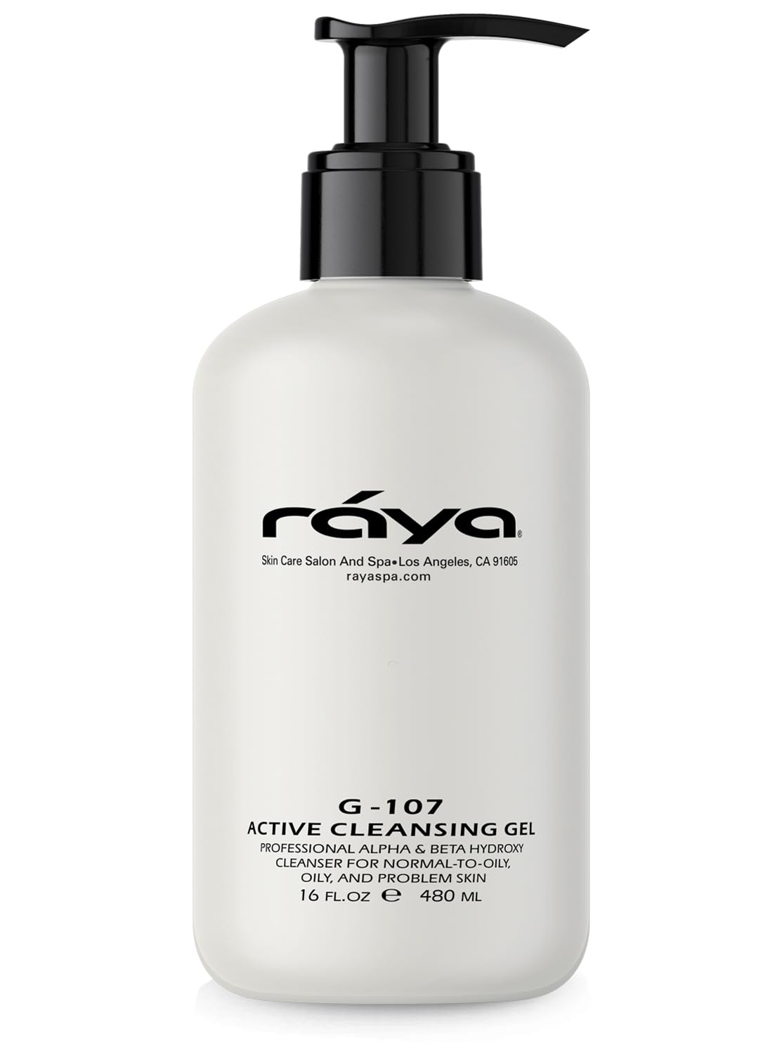 Raya Active Facial Cleansing Gel (G-107) - Purifying and Hydrating Makeup Remover, Gentle Gel Cleanser for Oily, Sensitive, and 