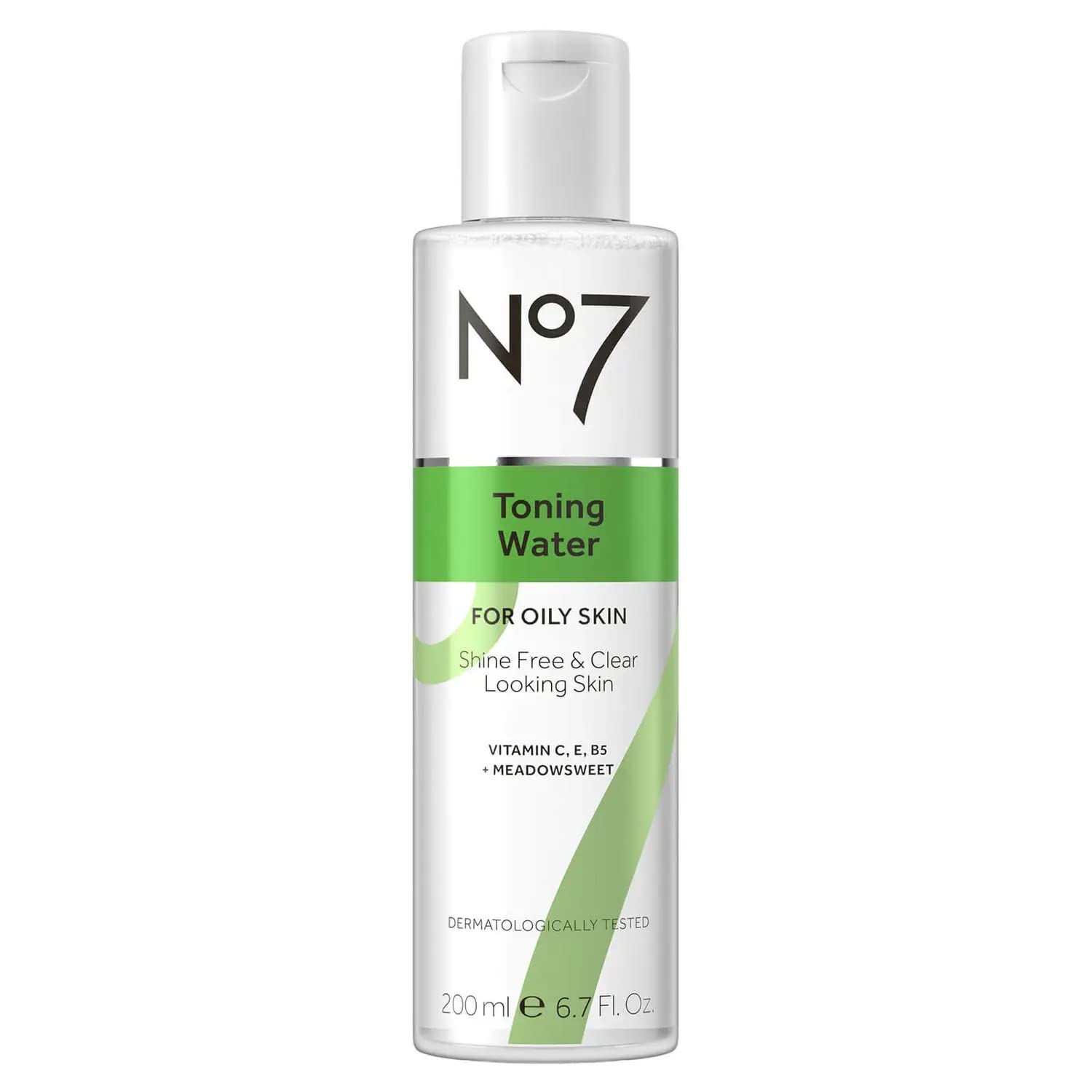 No7 Toning Water For Oily Skin - Skin Toner With Tri-Vit Complex, Vitamin E, Vitamin B5 & Vitamin C - Contains Meadowsweet + Gin