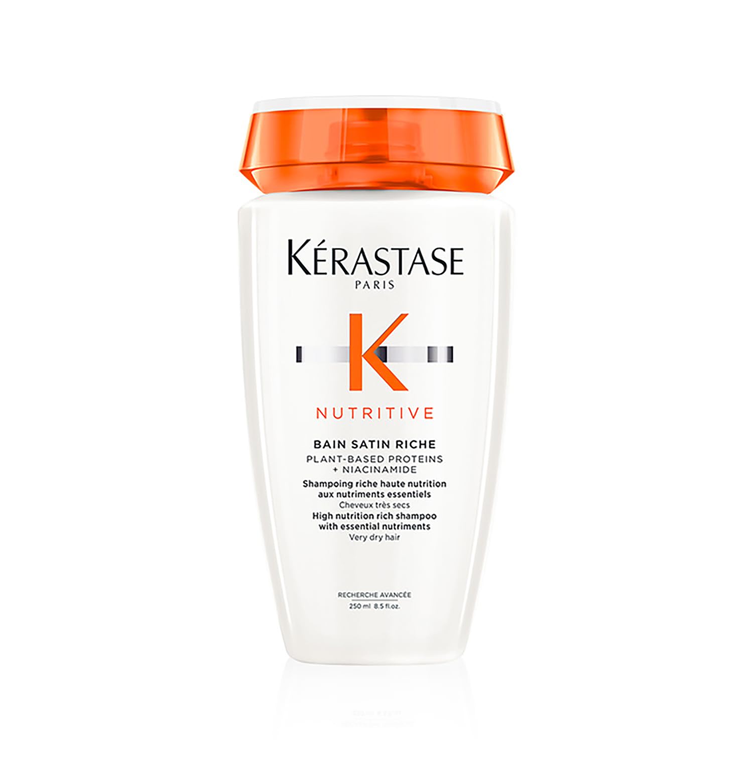 Kerastase Nutritive Bain Satin Riche Shampoo | Cleanses & Strengthens Against Dryness | Adds Softness, Shine & Nourishment | Wit