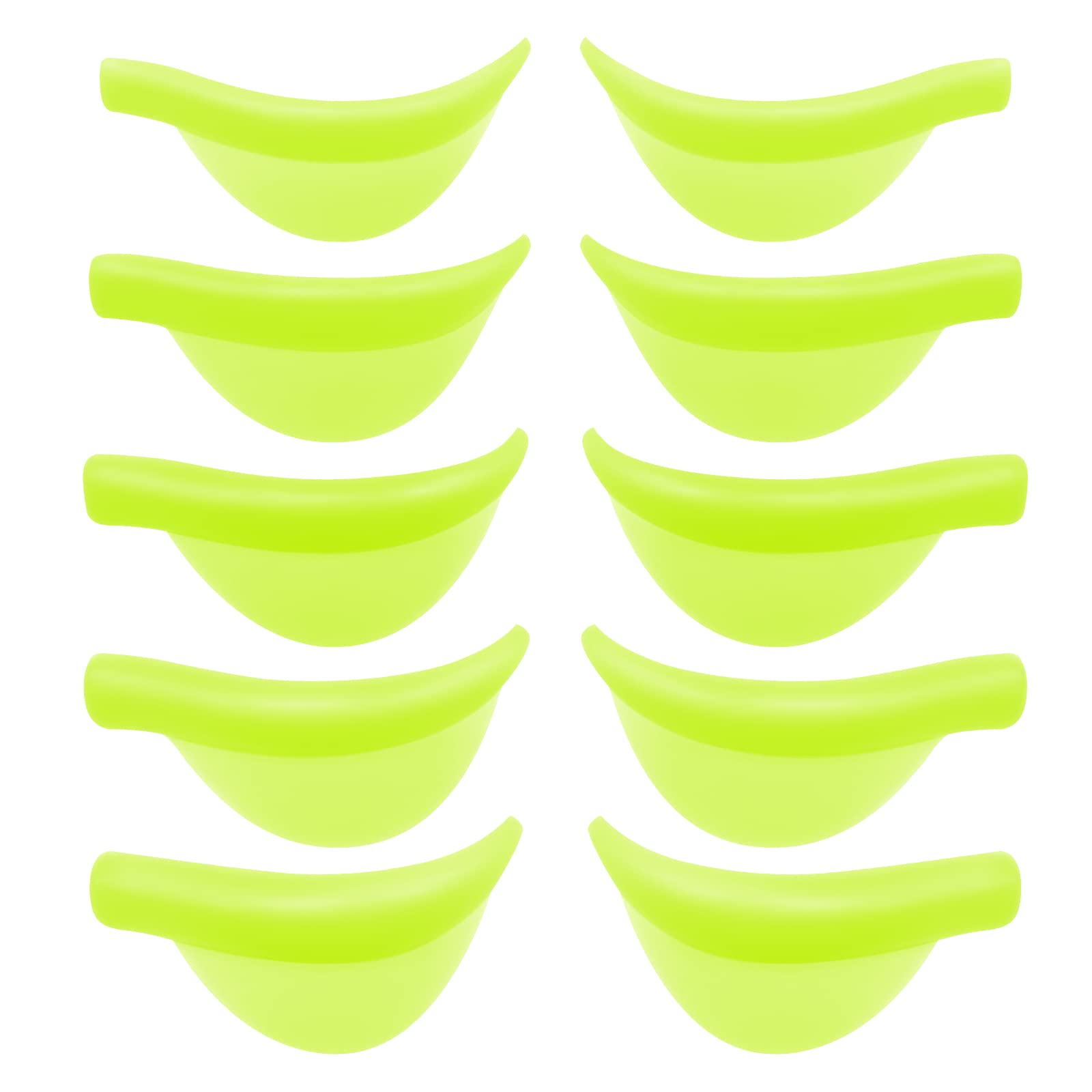 Silicone Curler Pad, PERMANIA 10Pcs/5sizes for Lash Perm Kit Reusable Soft C & D Curls Eyelash Lifting Rod Makeup Beauty Tool La