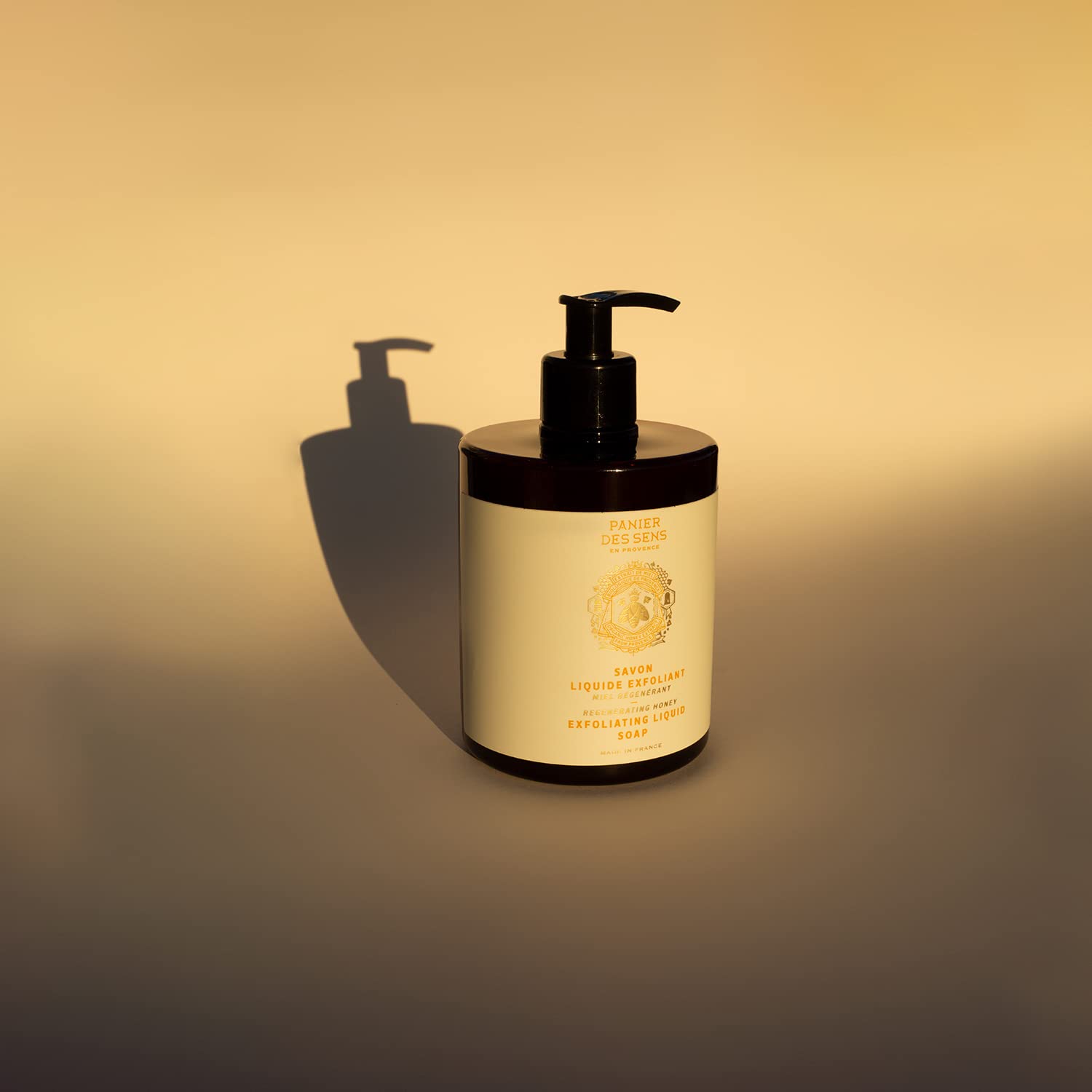 Panier Des Sens - Marseille Liquid Hand Wash - Honey Exfoliating Hand Soap - Moisturizing Soap With Coconut Oil - Bathroom & Kit