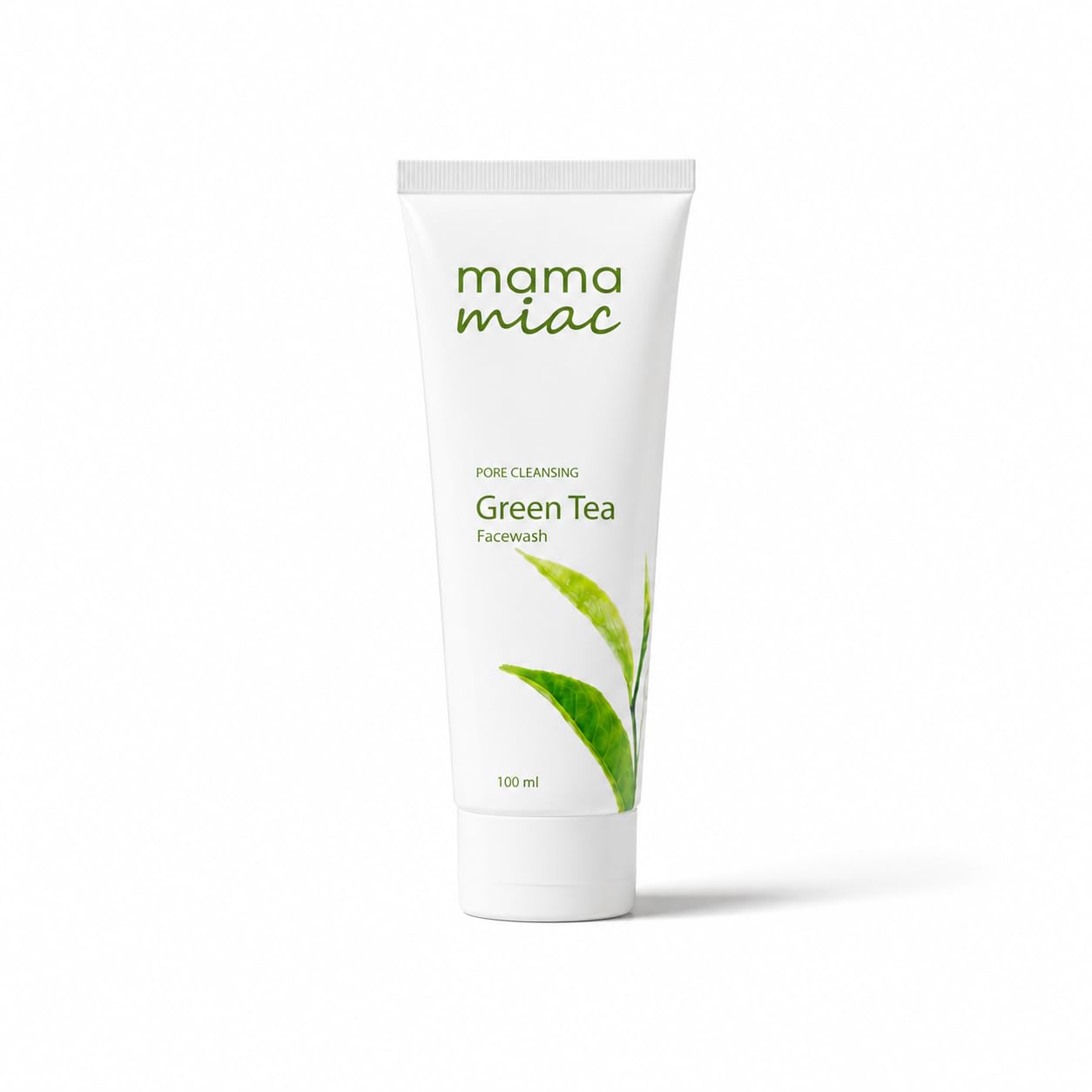 Mamamiac Green Tea Deep Cleansing Face Wash  100Ml | For Bright & Clear Skin, Oil Control, Hydrating Cleanser