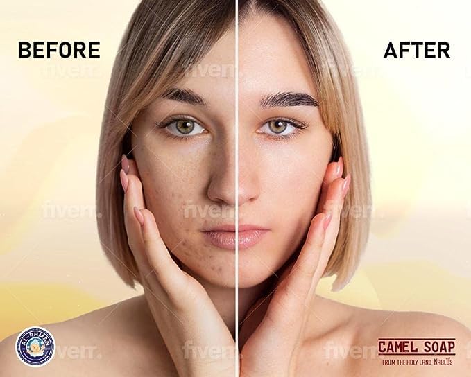 Olive Oil Nablus Soap Bar Virgin Olive Oil Organic Natural Traditional From The Holy Land -Al Jamal (Count 12)