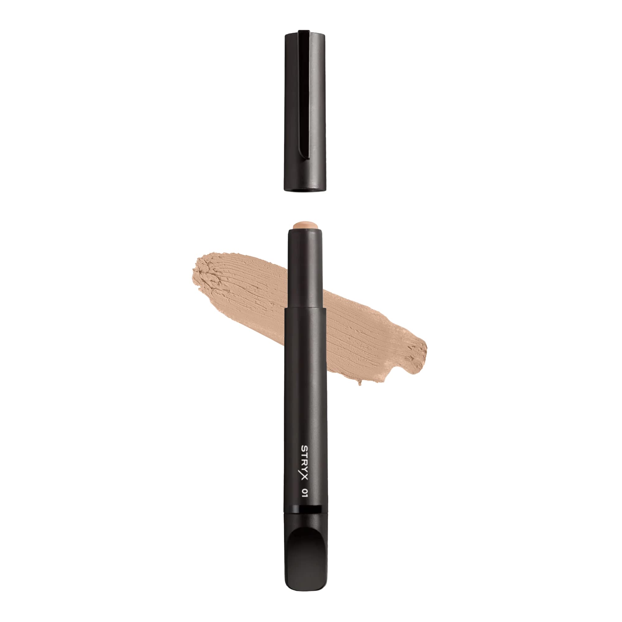 Stryx Concealer Stick Tool for Men, Light Cognac - Natural Pigments Hides Imperfections, Acne, Razor Burns, Scars, & Rosacea - H