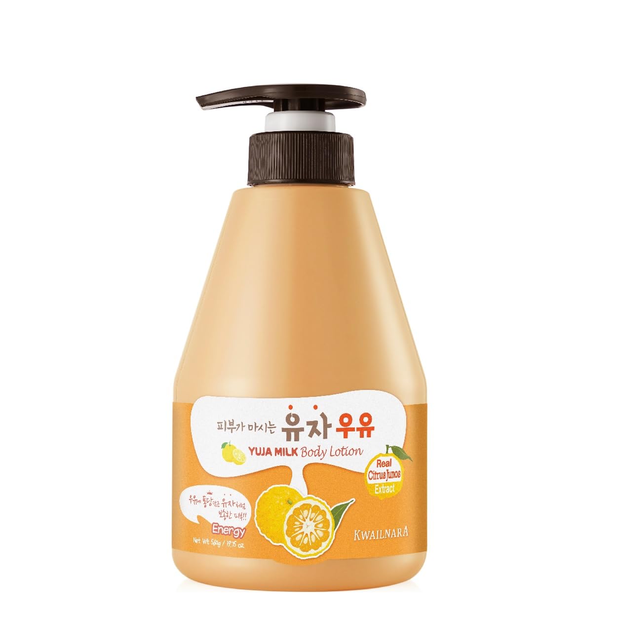 Welcos Kwailnara Milk Body Lotion 560 G / 19.75 Oz. (Yuja Milk)