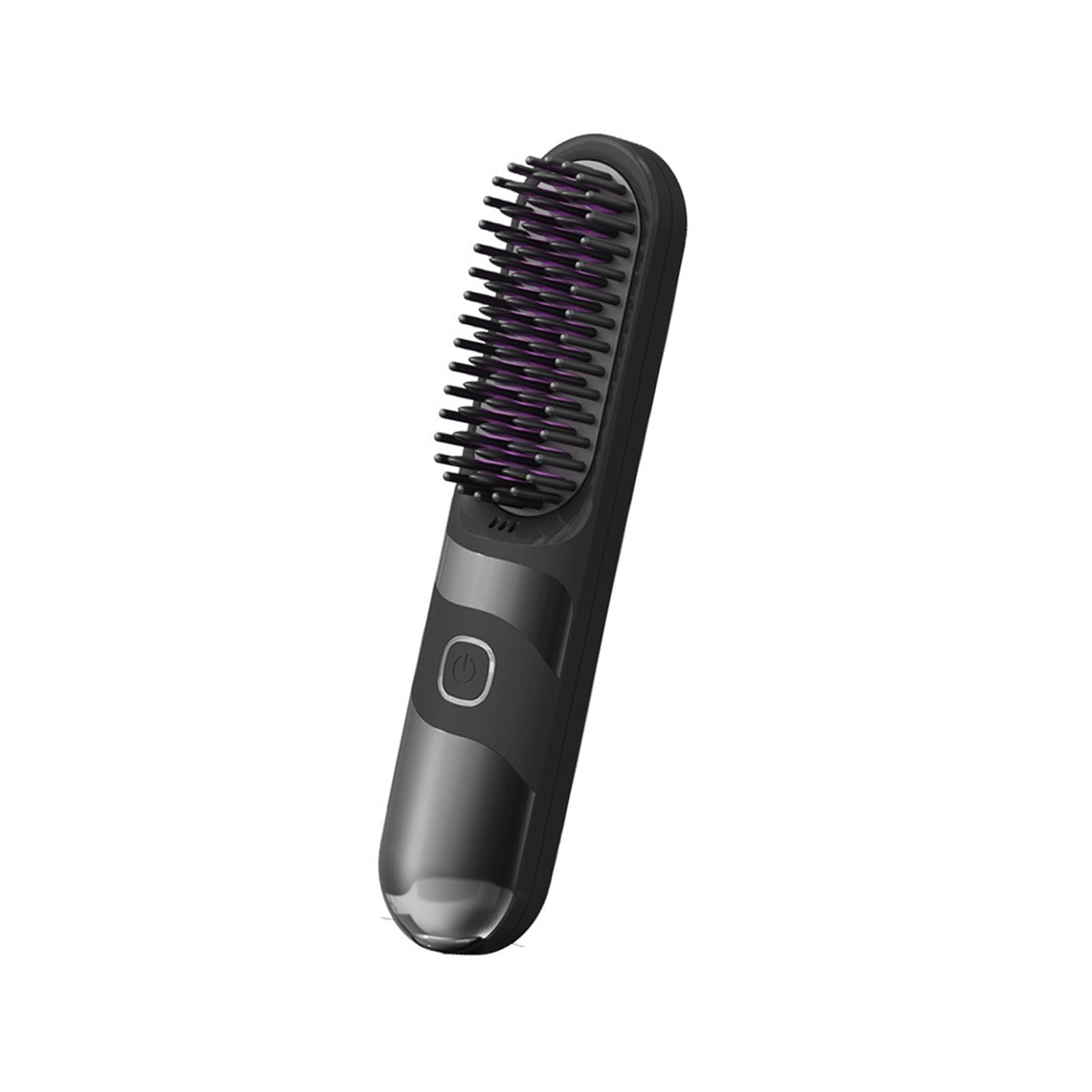 USB Rechargeable Hair Styler Straightener Brush 3600mAh Battery for Straight Curly Fast Heating Brush