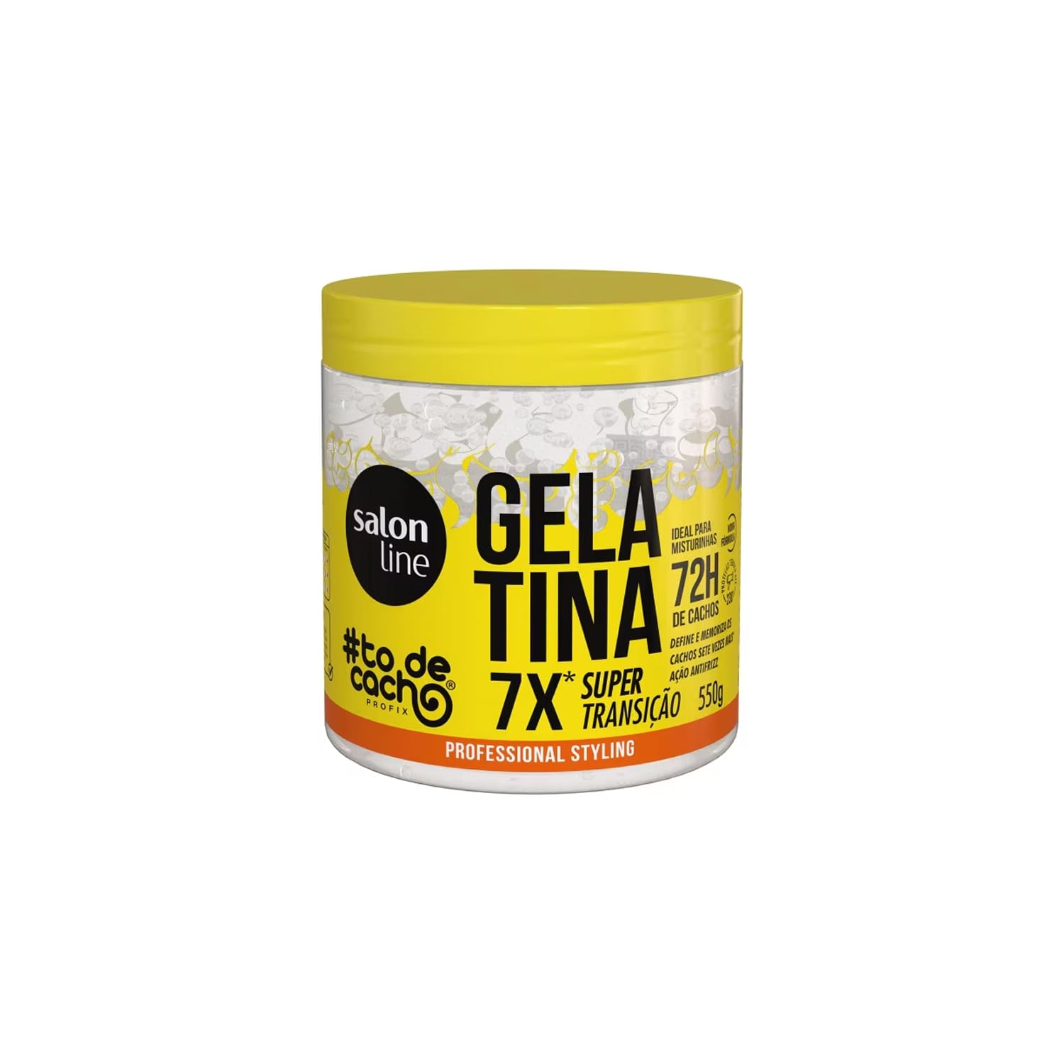Salon Line - Linha #ToDeCacho - Gelatina Super Transicao 550 Gr - (#ImWithCurls - Super Transition Gelatin Net 19.40 Oz)