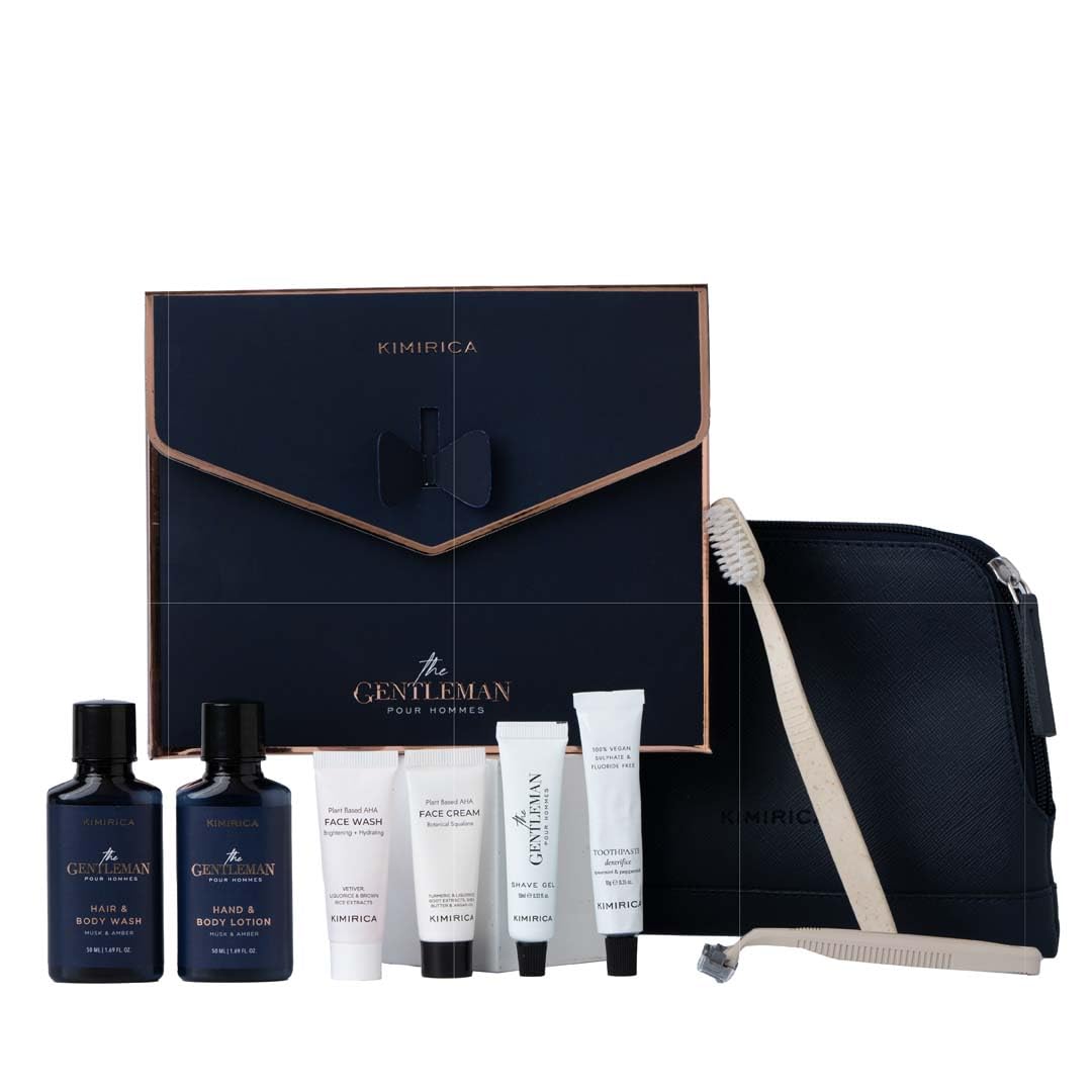 Kimirica Gentlemen Travel Kits For Mens Pack Of 9