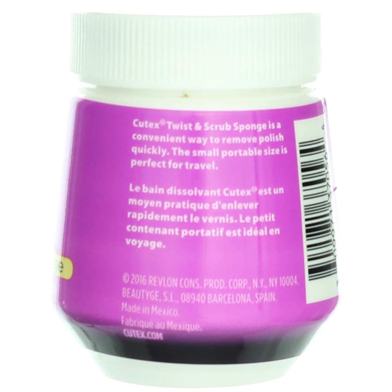 Cutex Twist & Scrub Remover Jar, 2 Fl Oz (59 Ml)