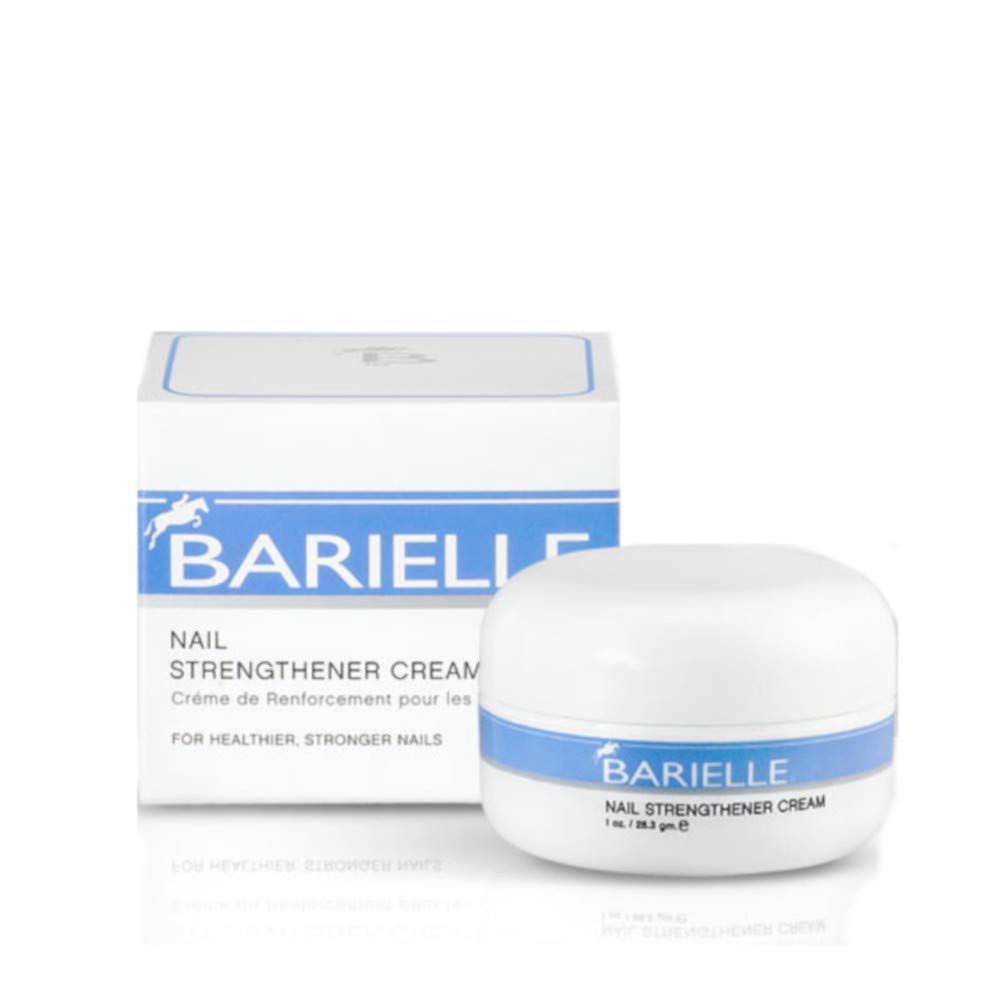 Barielle Nail Strengthener Cream 1 ounce (Pack of 2) Helps Improve Nail Growth, for Healthier and Stronger Nails, Prevents Split