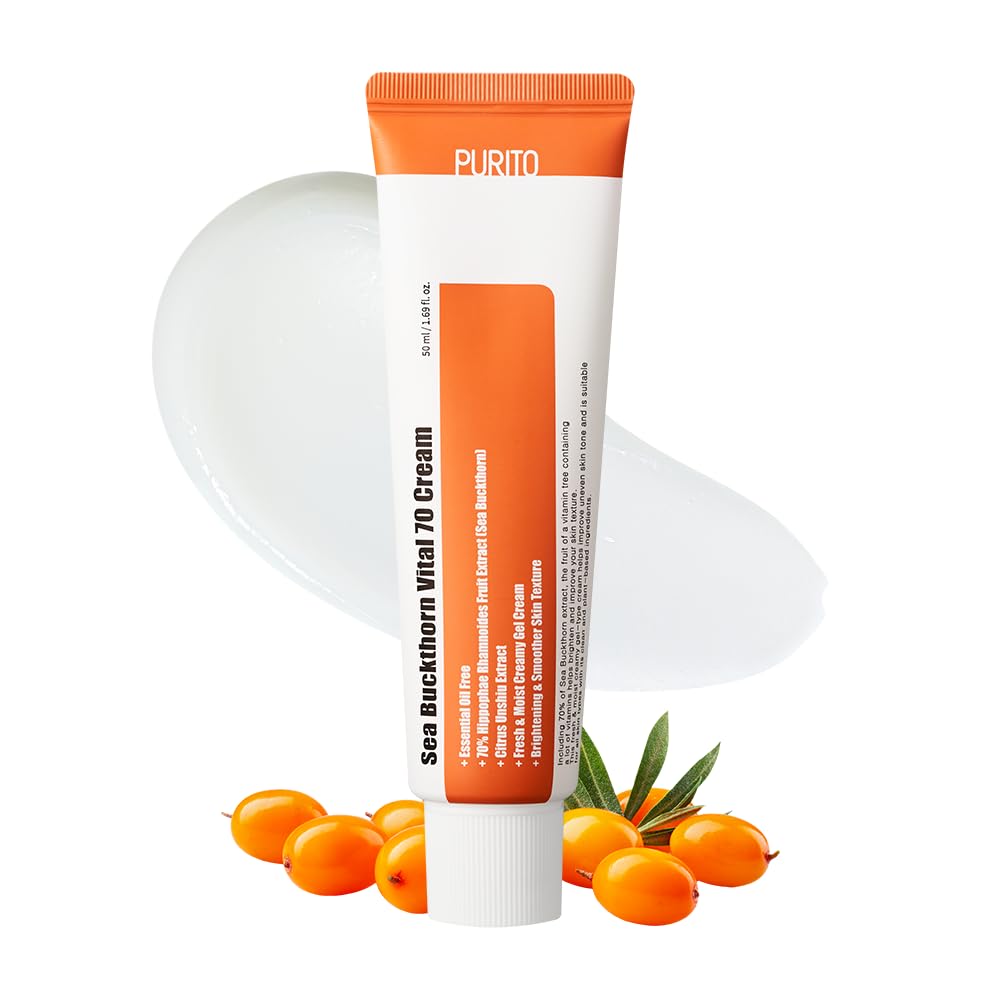 PURITO [ESSENTIAL OIL-FREE] Sea Buckthorn Vital 70 Cream 50ml / 1.7 fl.oz
