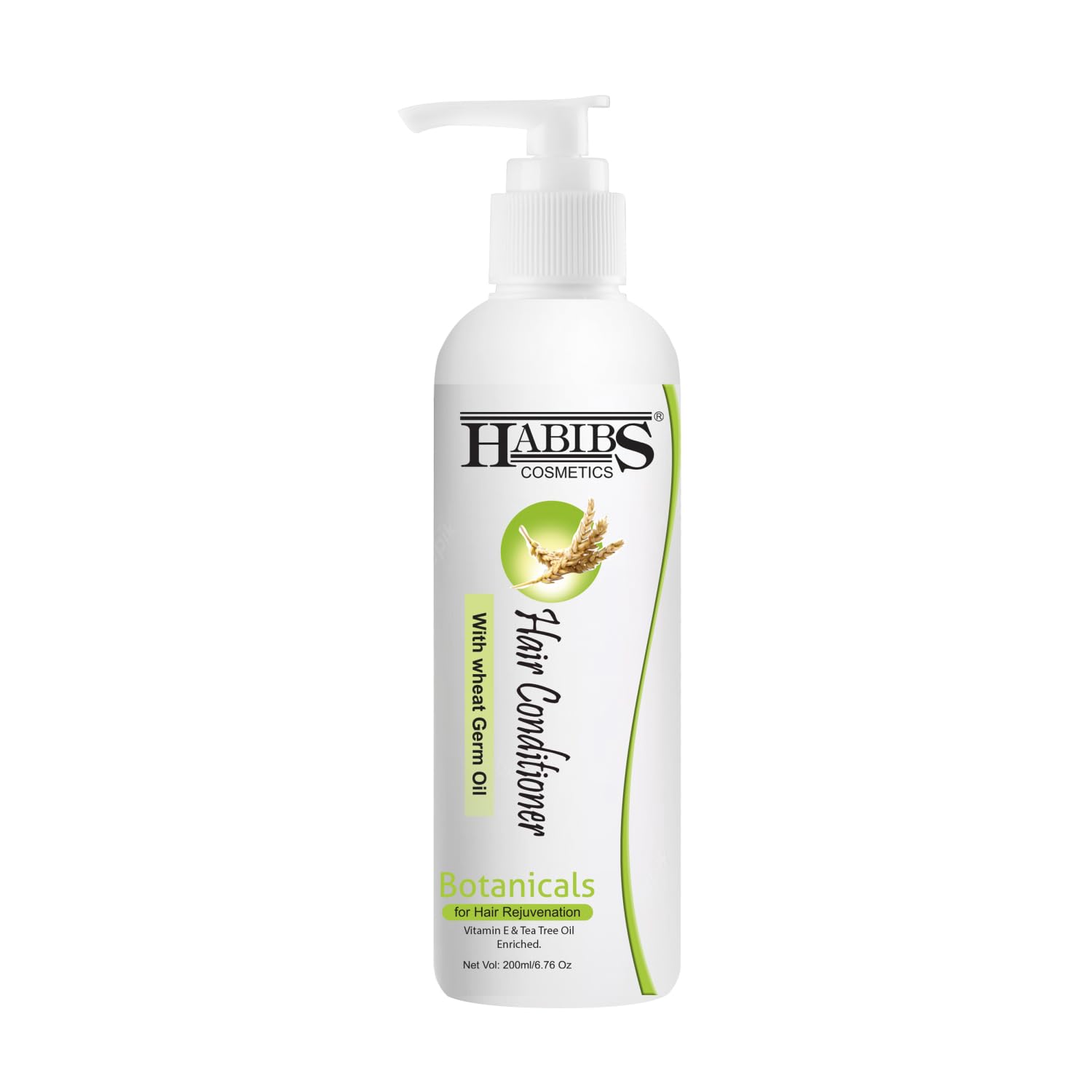 Habibs Orgamatics Hair Unscented Conditioner With Wheat Germ Oily, 1 Count