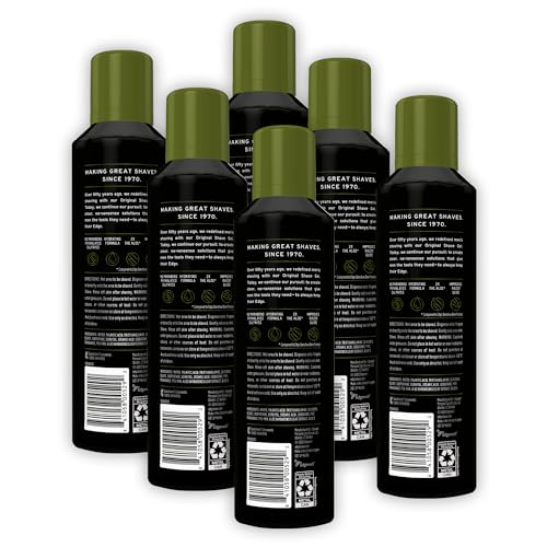 Edge Shaving Gel for Men, Soothing Aloe with Twice The Aloe, (6 Pack) - Shave Gel For Men That Moisturizes, Protects and Soothes