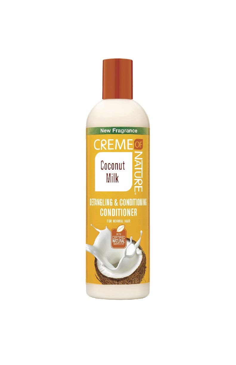 Creme of Nature Conditioner With Coconut Milk, Detangling And Conditioning Formula For Normal Hair, 12 Fl Oz (Pack of 1)