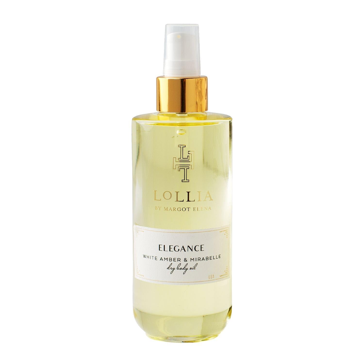 Elegance Dry Body Oil - White Amber And Mirabelle By Lollia For Women - 6.8 Oz Oil