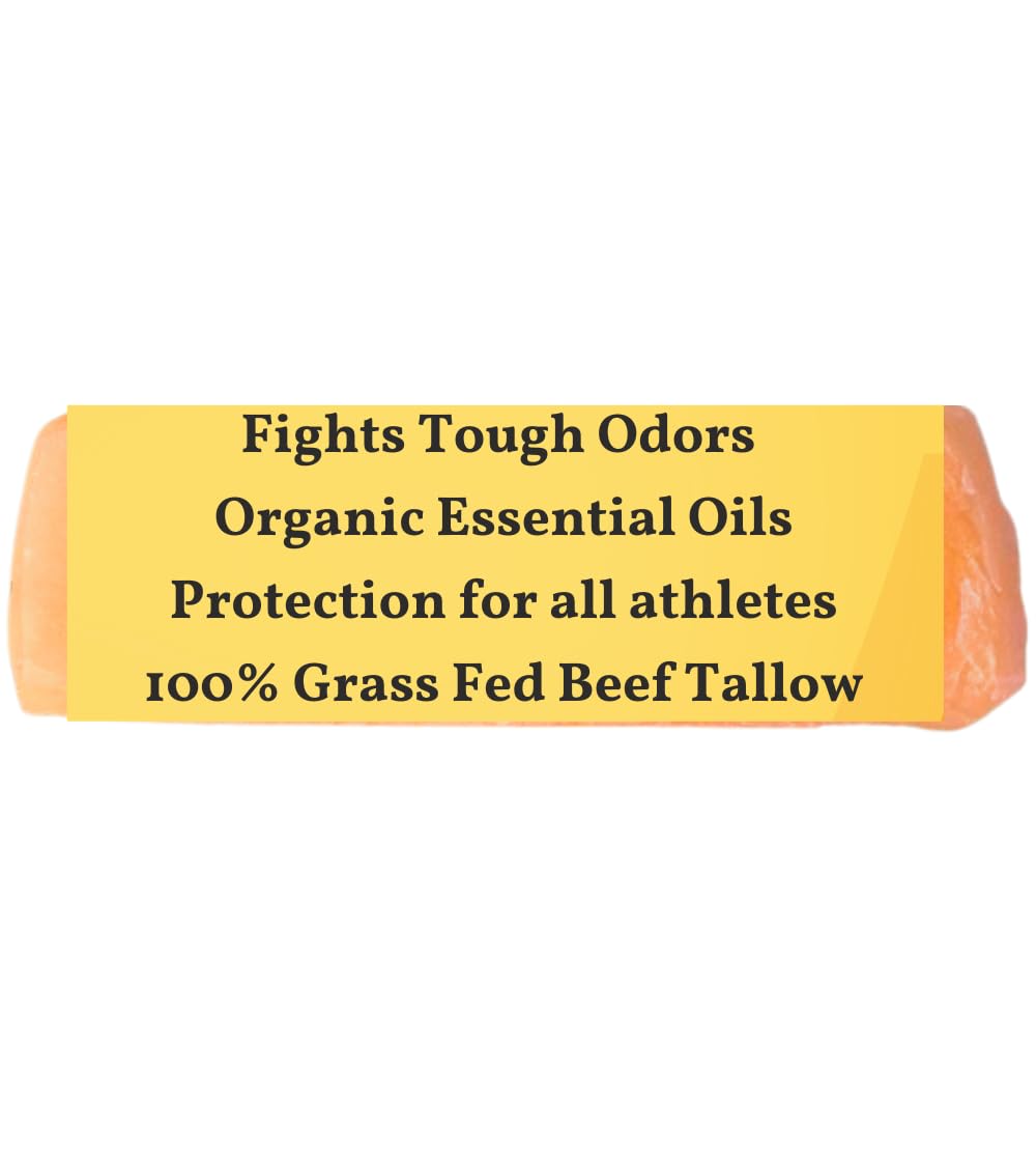 -Black Belt Defense- USA Made Bar Soap for All Combat Athletes & Sport Enthusiasts - Potent Odor Defense- Unique blend of 7 Orga