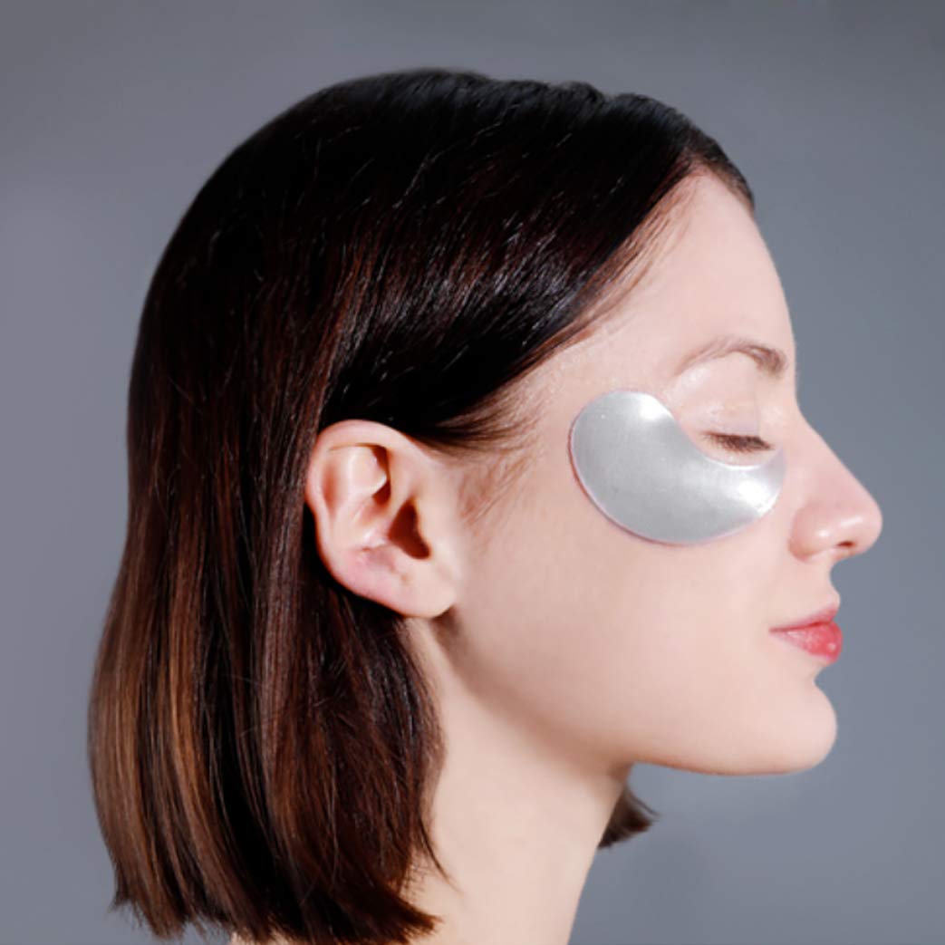 MIZON Hyaluronic Eye Gel Patch with Triple Hyaluronic Acid and Seaweed Extracts for Deep Hydration, Plumping, and Soothing - 60p