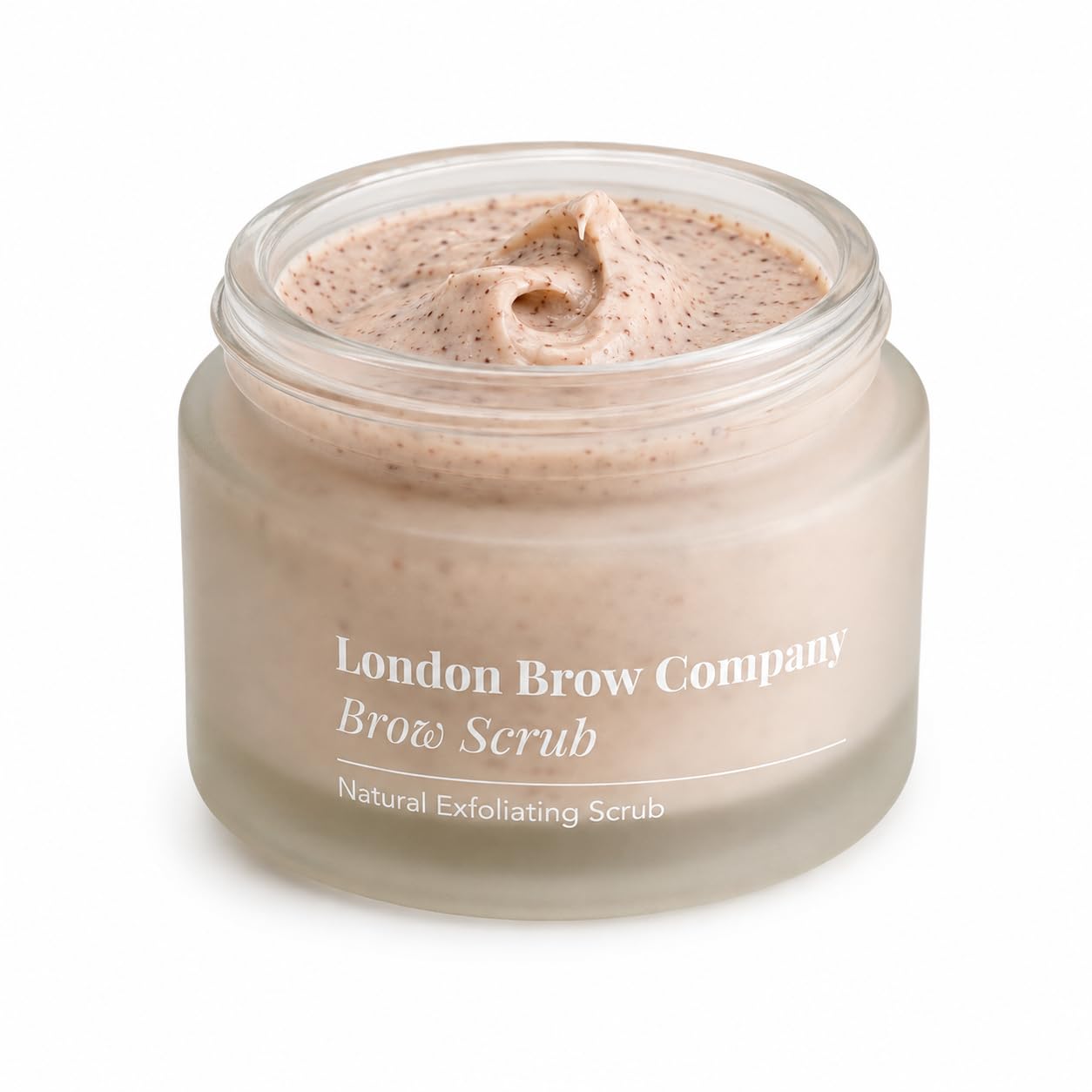London Brow Brow Scrub for Eyebrows  Exfoliating Brow Scrub Removes Dead Skin & Makeup BuildUp  Prepares Brows for Tinting, L