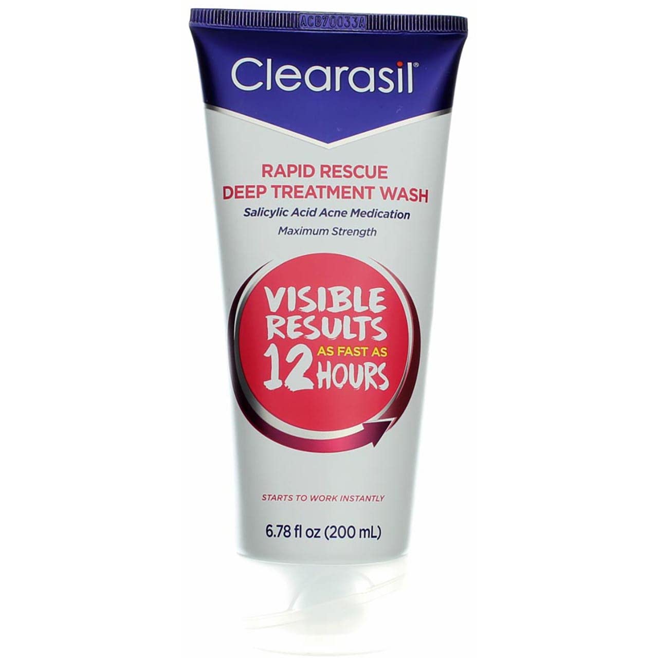 Clearasil Ultra Rapid Action Daily Face Wash 6.78Oz (2 Pack)