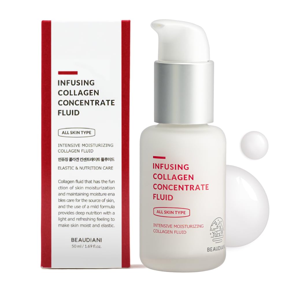 BEAUDIANI Infusing Collagen Concentrate Fluid (1.69 fl. oz), Firming Lotion, Collagen Intensive care, Anti-Wrinkle, Daily Skinca