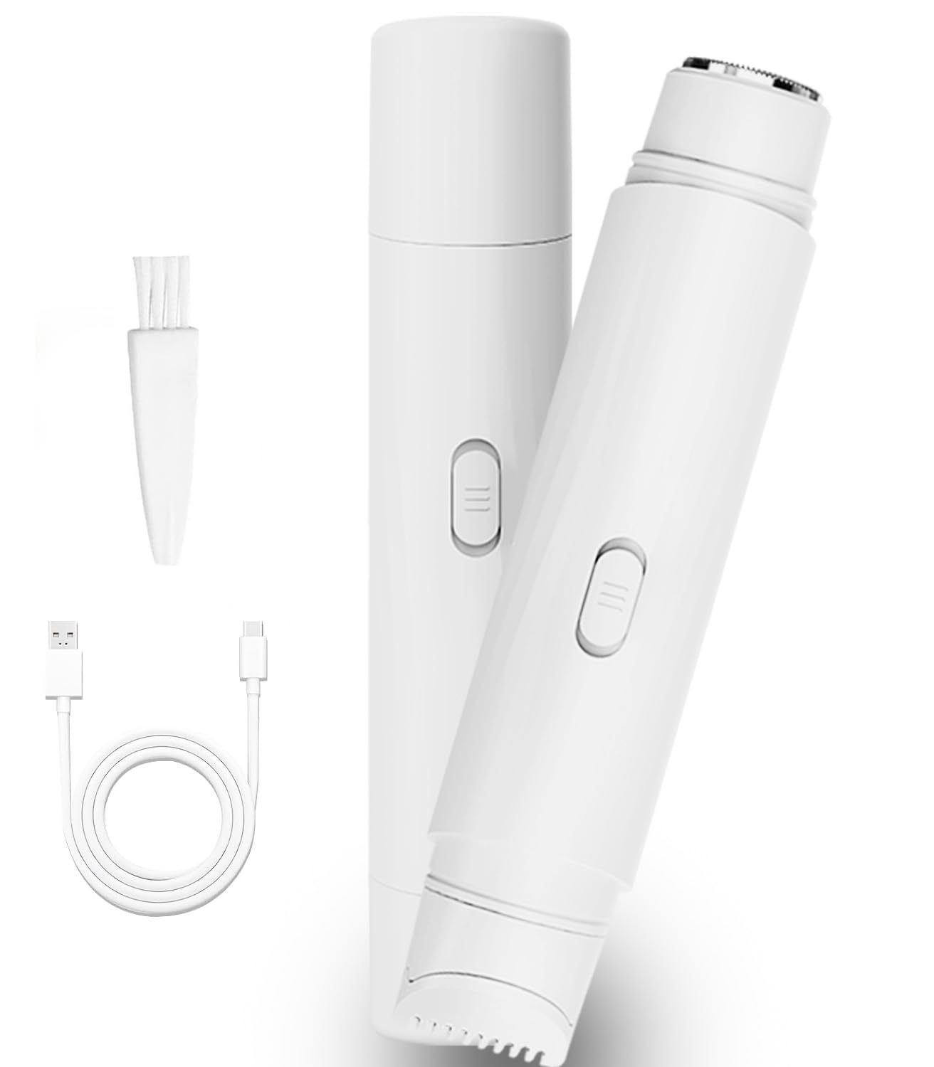 Bikini Trimmer for Women Pubic Hair: 2 in 1 Eletctric Razors for Women - Rechargeable Eletctric Shaver - IPX6 Waterproof Bikini 