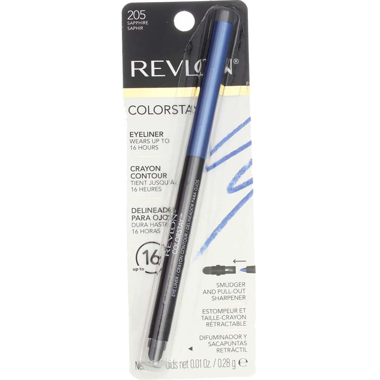 Revlon/Colorstay Project Rome Eye Liner (Sapphire) 0.08 Oz (2.5 Ml)