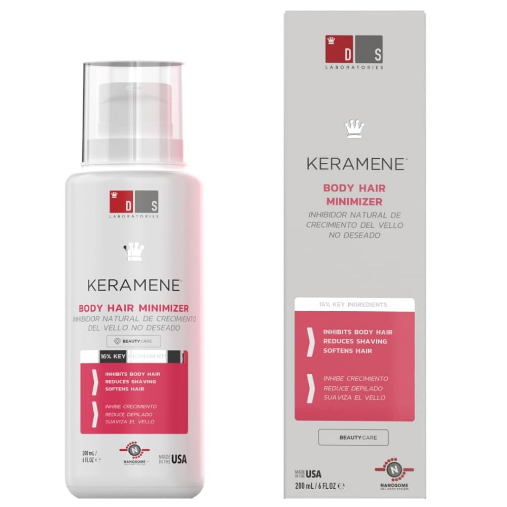 Keramene Hair Growth Inhibitor By Ds Laboratories - Hair Inhibitor For Face And Body, Minimize The Need For Shaving, Waxing And