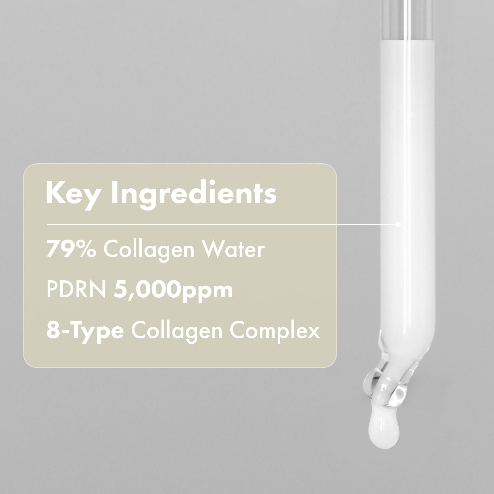 TOSOWOONG Real Collagen Face Serum, Hydrating & Firming Serum with hydrolyzed collagen, Hyaluronic Acid, Plumps, Sagging Skin, R
