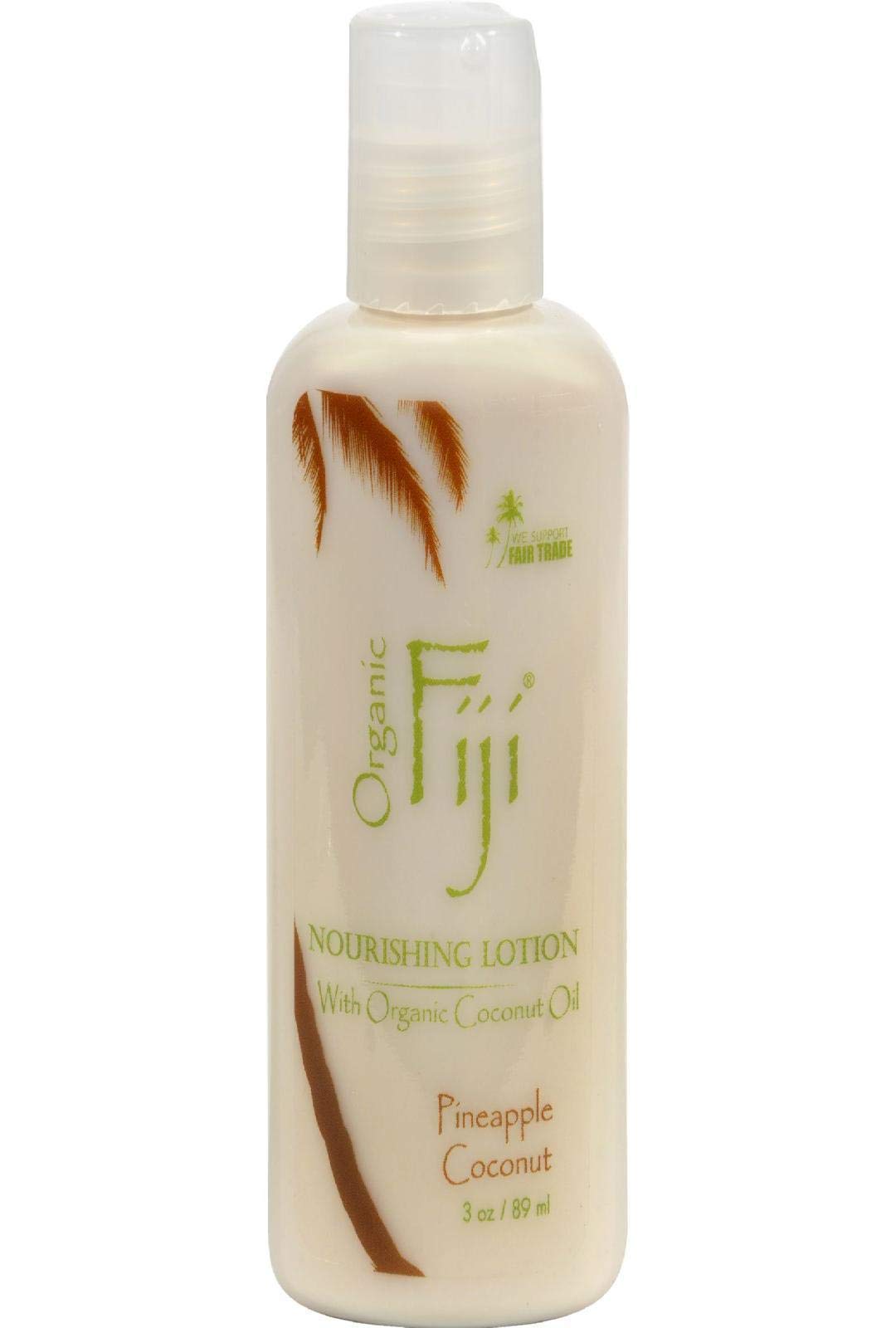 Organic Fiji Nourishing Lotion, Pineapple Coconut - 3 Oz