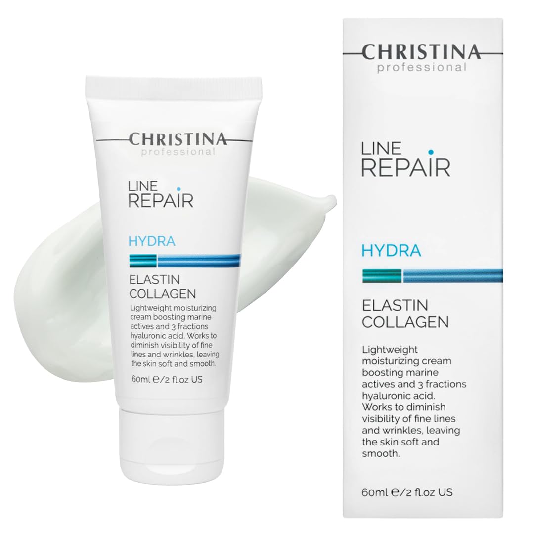 Christina - Collagen Face Moisturizer with Hyaluronic Acid - Marine Restore Cream for Hydration, Wrinkle Reduction, and Skin Fir