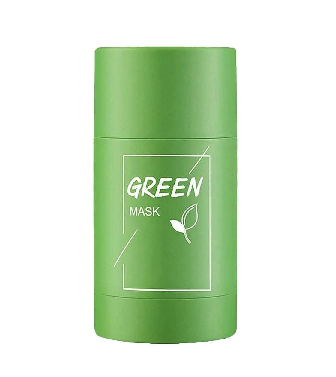 Green Clay Face Mask Stick For Pore Cleansing & Oil Control | Deep Detox Solid Face Mask For Blackhead Removal & Glowing Skin | 