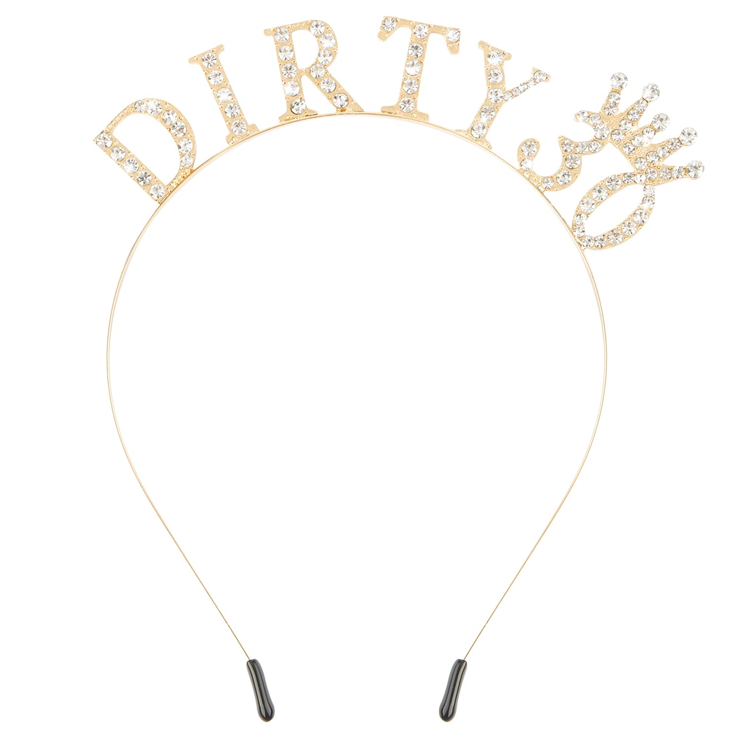 Atoden 30th Birthday Decorations for Her Dirty 30 Birthday Headband Silver Princess Tiara Queen Crown 30th Birthday Gifts for He