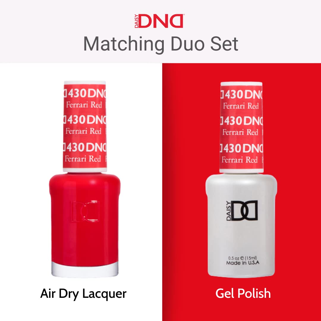 DAISY DND DND Gel Polish Set - Red Gel & Nail Polish, 0.5 Fl Oz, Holy Berry