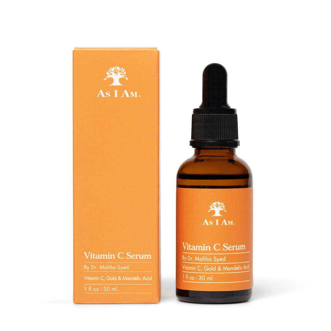 As I Am Vitamin C Serum for Face  Brightens, Helps Even Skin Tone, Visibly Brightens Dark Spots, Hydrates & Promotes Radiant, G