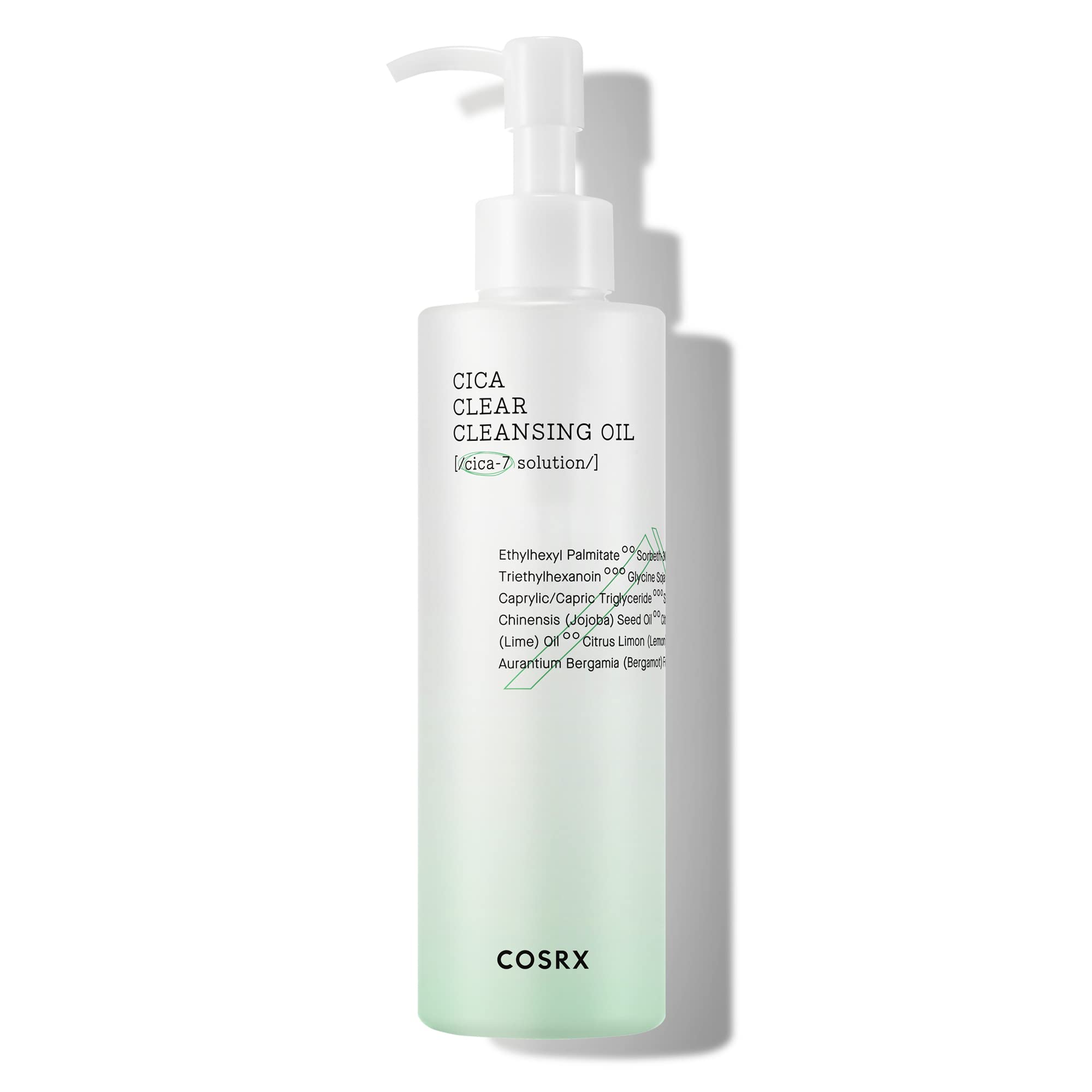COSRX Pure Fit Cica Cleansing Oil, 6.76 fl. oz / 200ml | Light Weight Oil Purifying Centella for Sensitive Skin | CICA-7 Complex