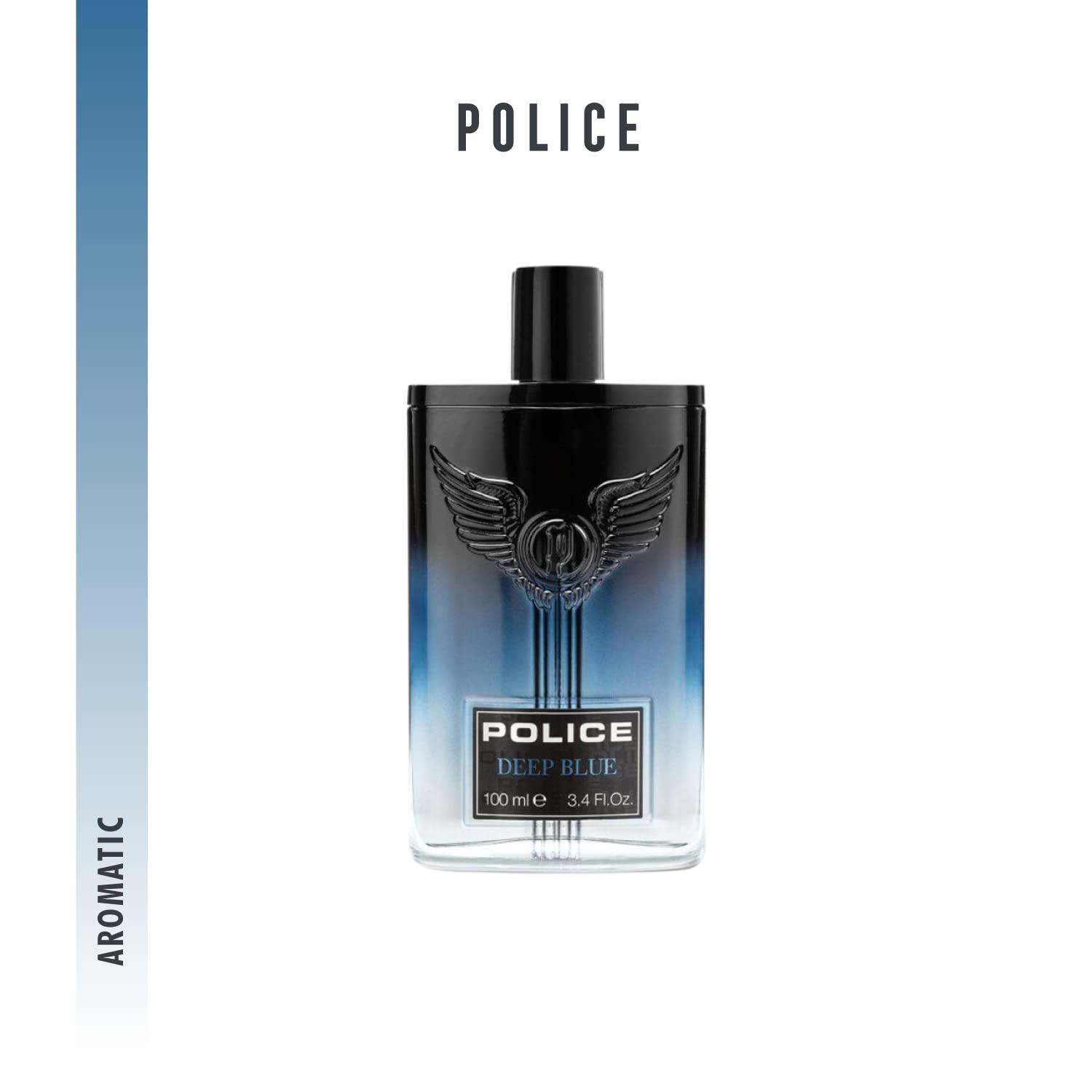 Police Deep Blue By Police - Fragrance For Men - Bold, Refreshing Scent - Top Notes Of Bergamot And Black Pepper - Middle Notes