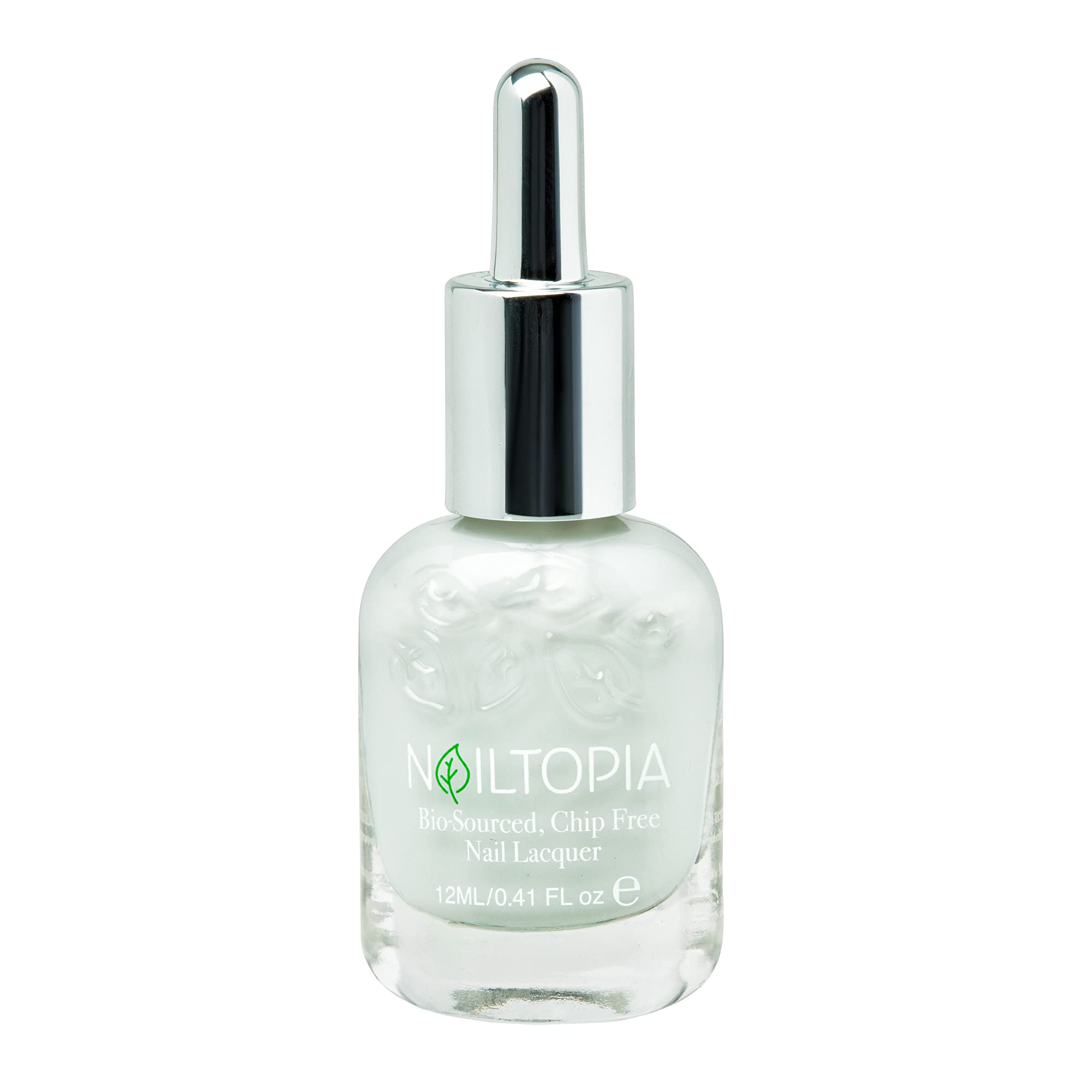 Nailtopia - Plant-Based Chip Free Nail Lacquer - Non Toxic, Bio-Sourced, Long-Lasting, Strengthening Polish - Morning Fog (Paste