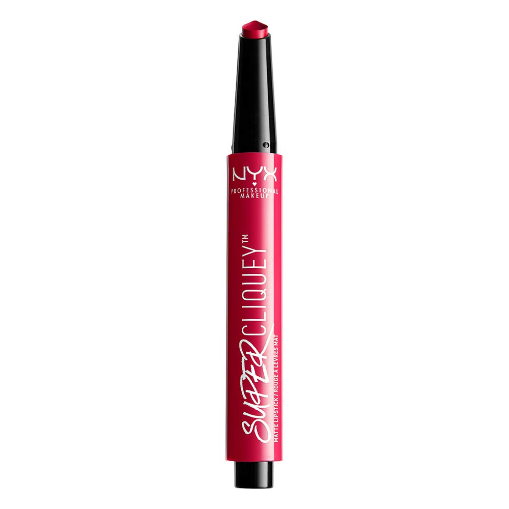 NYX Cosmetics Super Cliquey Matte Lipstick, In the Red