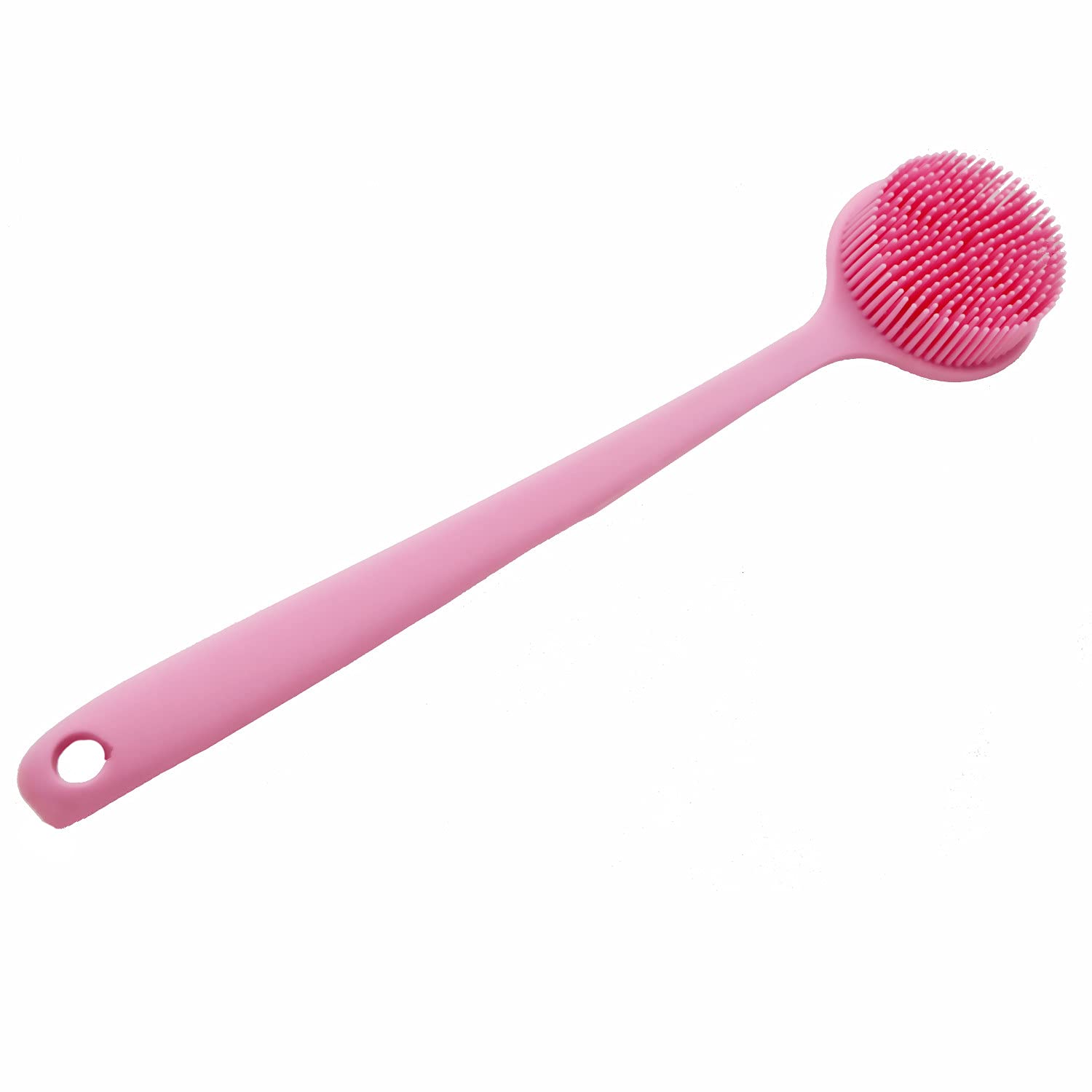 Cinlitek Silicone Body Scrubber, Long Handle Back Scrubber For Shower, Silicone Body Brush Shower Scrubber For Body, Shower Srus