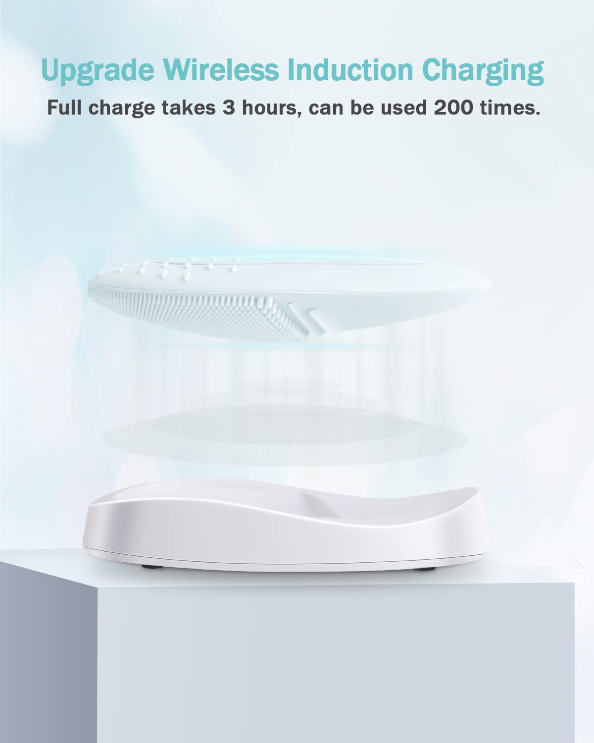 Ezbasics Facial Cleansing Brush Made With Ultra Hygienic Soft Silicone, Waterproof Sonic Vibrating Face Brush For Deep Cleansing