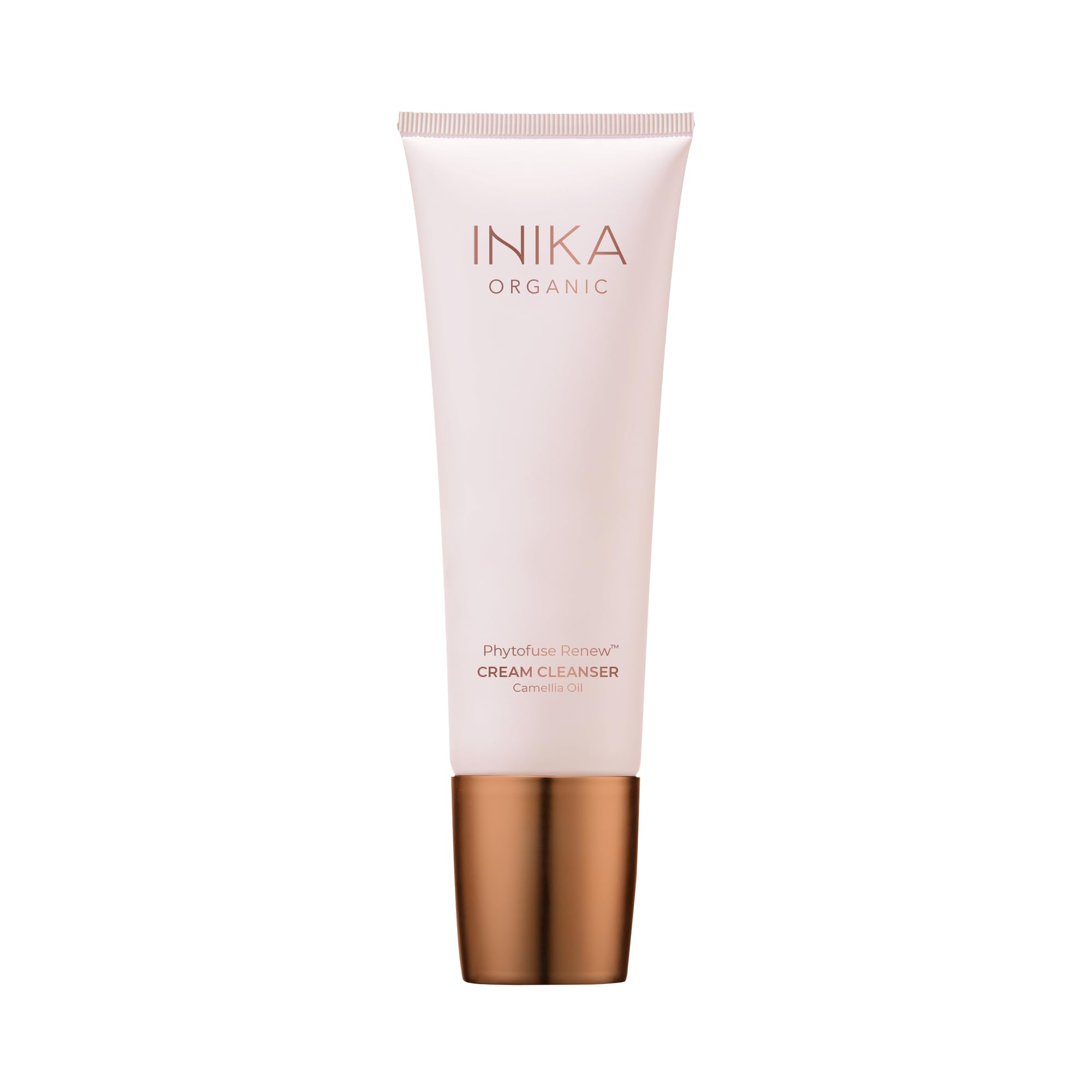 INIKA Organic Phytofuse Renew Cream Cleanser | Sensitive, 100% Natural, Deeply Cleanse & Boost Ccirculation. Restores Hydration 