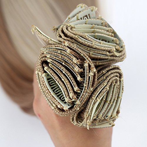 Platinum Blonde Hair Extensions, 24''/60Cm 130G 7Pcs/Set Women Long Straight Synthetic Hair Full Head Clip In Hair Extensions Pi