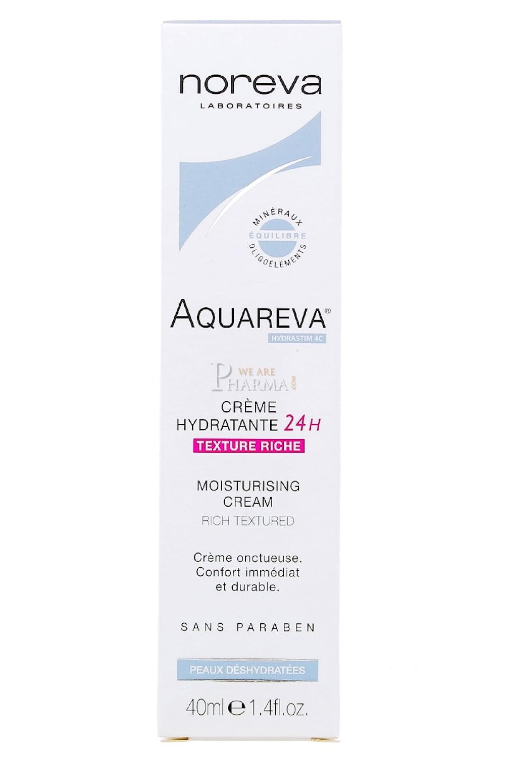 Noreva Led Aquareva Cr  Me Hydratante 24H Texture Riche (40 Ml)