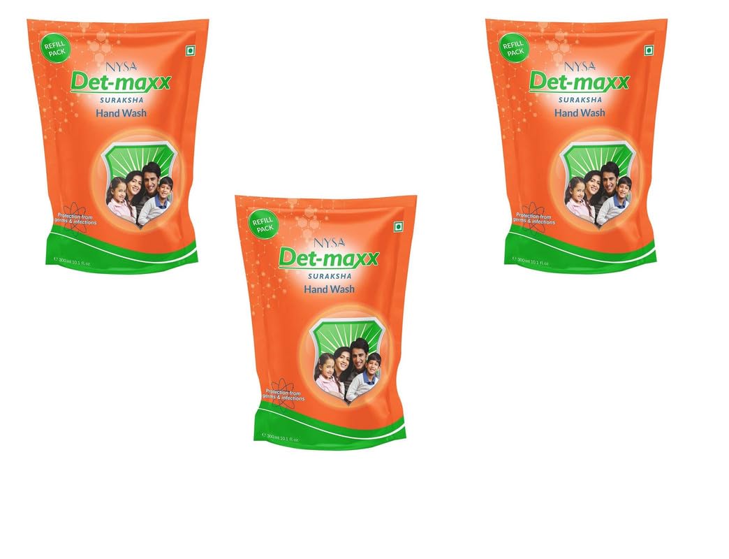 Arohi Genrel Store Nysa Detmaxx Handwash Refill (300 Ml) Pack Of 3