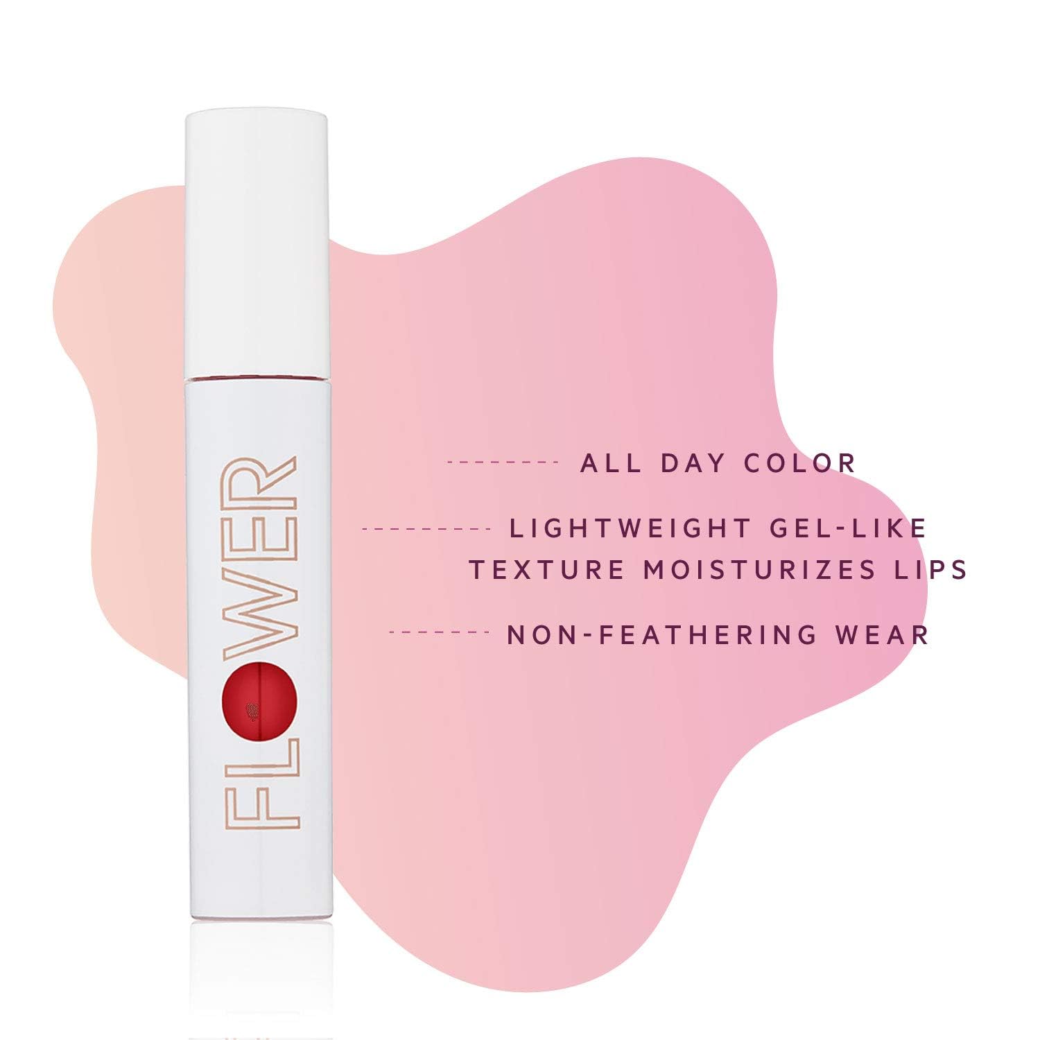 Flower Beauty By Drew Barrymore Bitten Lip Stain - Long-Lasting Color - Hydrating + Water-Based Formula - Gel-Like Texture - (Sa