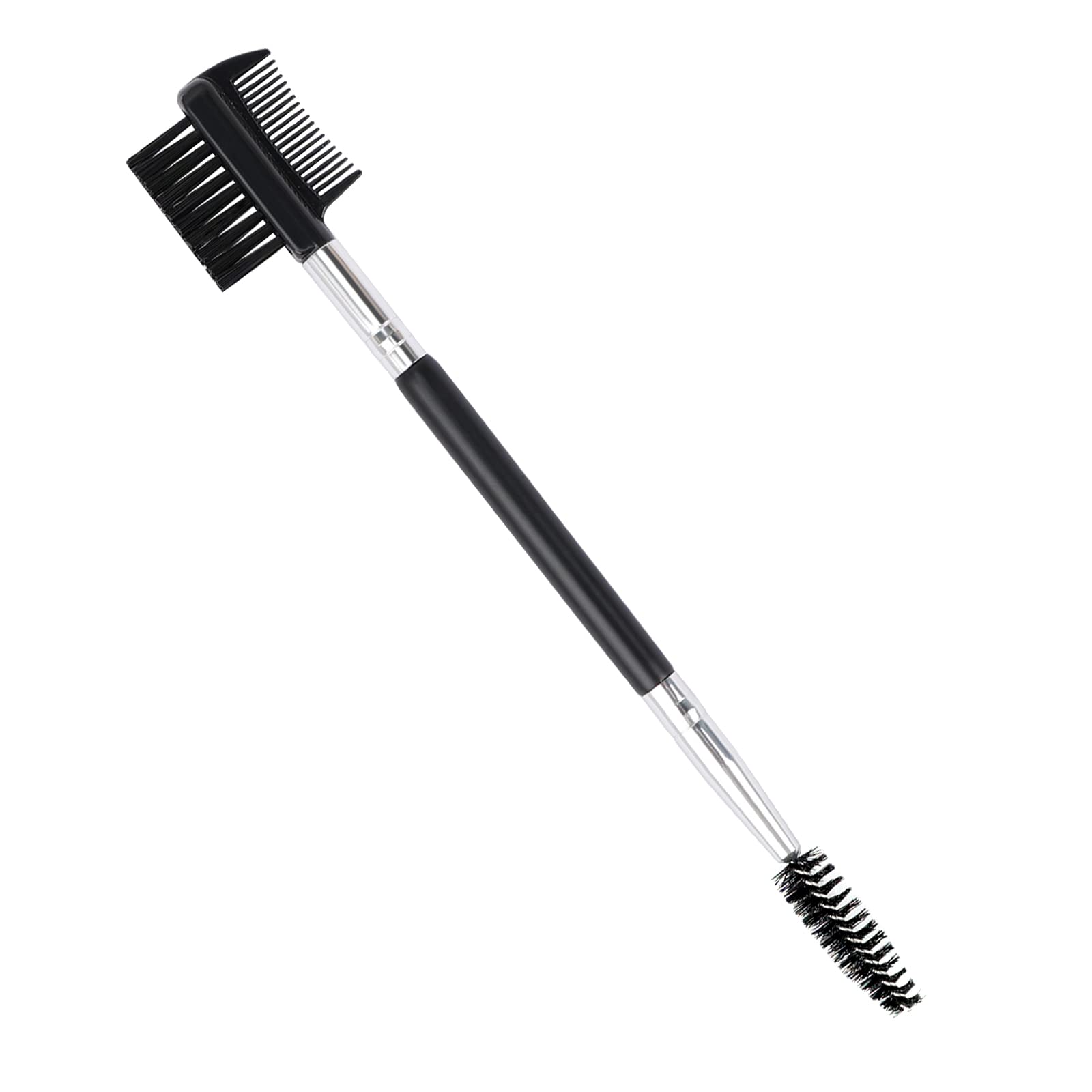 3 Head Eyebrow Eyelash Shaper Eyelash Comb Double Head Brush Makeup Grooming Tool cosmetic with 3 Different Spoolie Brushes for